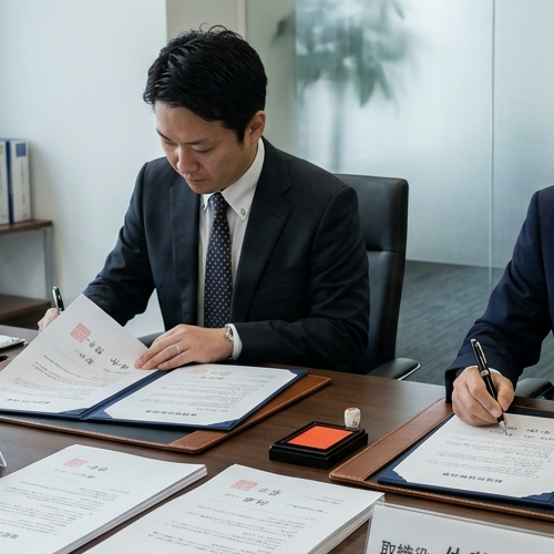 機密保持契約を締結し機密文書を安全に管理する書類電子化サービス
